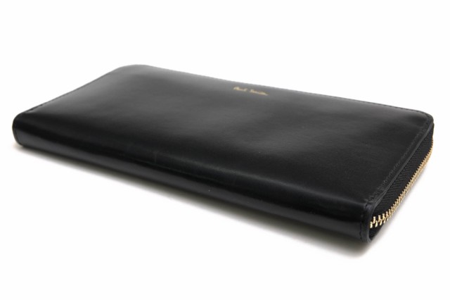 ○ポールスミス Paul Smith 牛革 長財布 843420 P566 レザーリュクスシャイン マルチストライプ 小銭入れあり ラウンドジップ ラウ 中古