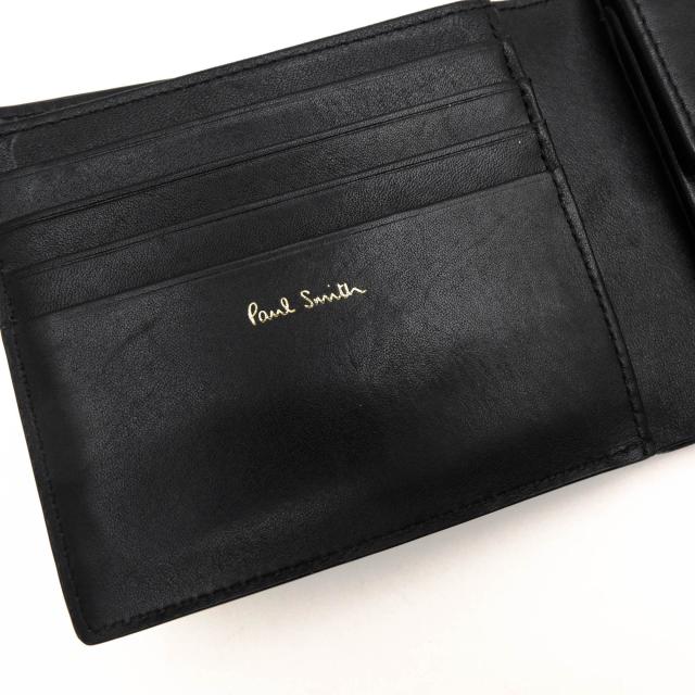 ○ポールスミス Paul Smith 牛革 カーフ 財布 BPS133 レターズ 20S