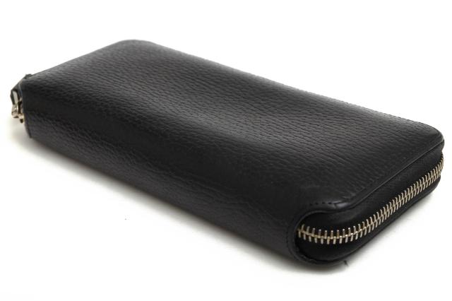 ○フットザコーチャー foot the coacher 牛革 長財布 FTA1712007 LONG ZIP WALLET 小銭入れあり ラウンドジップ ラウンドファスナ 中古_2