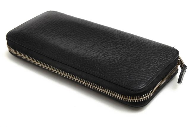 ○フットザコーチャー foot the coacher 牛革 長財布 FTA1712007 LONG ZIP WALLET 小銭入れあり ラウンドジップ ラウンドファスナ 中古_3