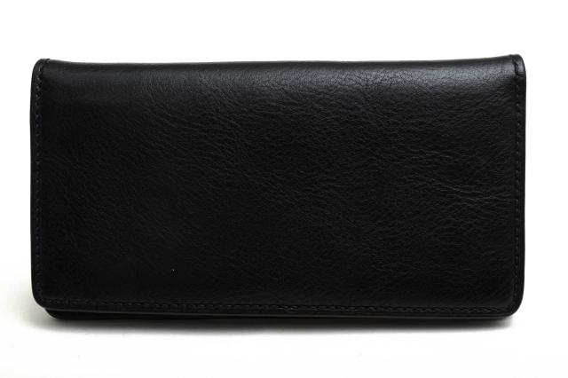 ○グルーバーレザー Groover Leather 牛革 トスカーノ シュリンクレザー 長財布 小銭入れあり シボ革 シュリンクレザー メンズ 【  中古