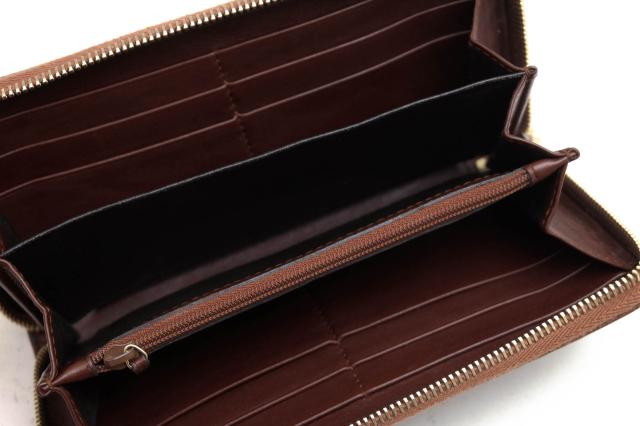 ○グッチ GUCCI 牛革 カーフ 長財布 224253 0416 GGディアマンテ 小銭入れあり ラウンドジップ ラウンドファスナー メンズ 【中古 中古_5
