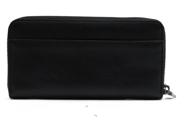 ○コーチ COACH 牛革 長財布 F24648 Accordion Wallet 小銭入れあり ラウンドジップ ラウンドファスナー メンズ 【中古】 中古_1