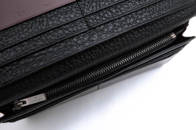 ○ユハク YUHAKU GRADE社ブライドルレザー ペイズリー型押し牛革 長財布 YBR117 Tourbillon ペイズリー 小銭入れあり 二つ折り メ  中古 ○ユハク YUHAKU GRADE社ブライドルレザー ペイズリー型押し牛革 長