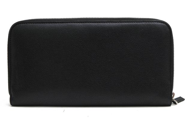 Valextra ラウンドジップ 長財布 ジップパース ヴァレクストラ ブルー