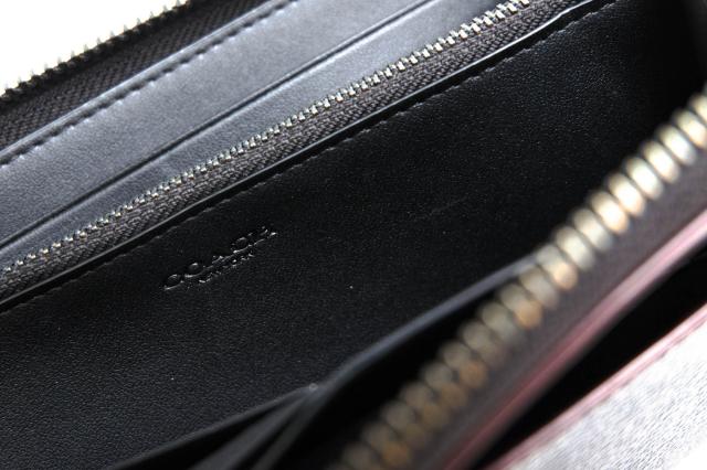 ○コーチ COACH シグニチャーコーテッドキャンバス スムースレザー