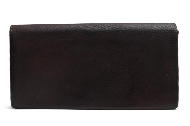 ○サフジ SAFUJI ナッパネビア 牛革 長財布 小銭入れあり 二つ折り ユニセックス 男女兼用 メンズ 【中古】 中古