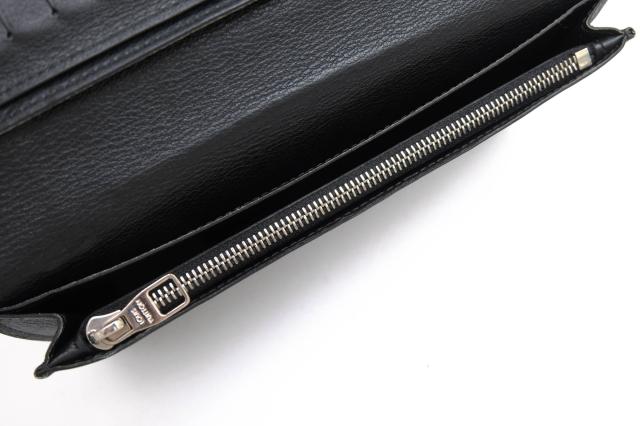 ○ヴィトン Louis Vuitton 牛革 長財布 M58802 Portefeuille Brazza Taurillon ポルトフォイユ ブラザ トリヨン 小銭入れあり 二つ 中古 ○ヴィトン Louis Vuitton 牛革 長財布 M58802 Portefeuille Brazza