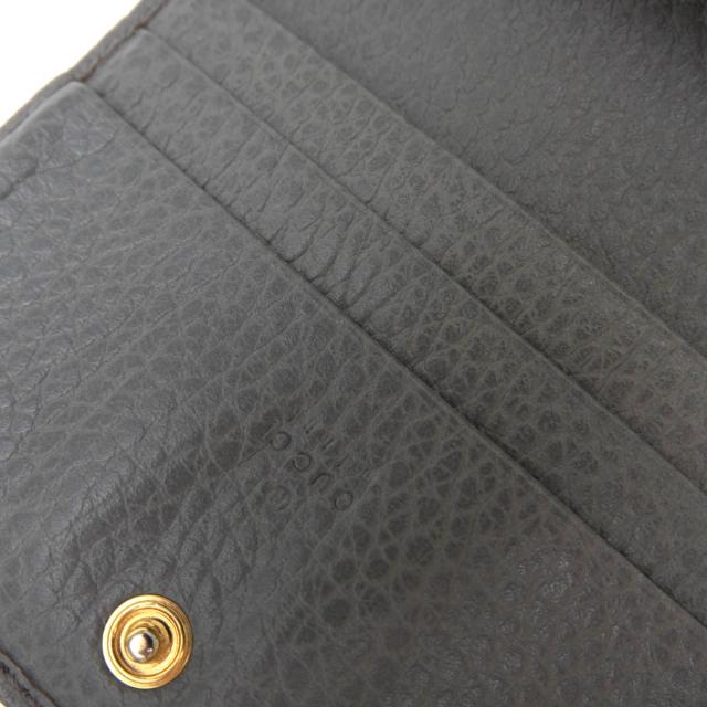 ○グッチ GUCCI ソフトカーフスキン 牛革 財布 456126 Leather Card