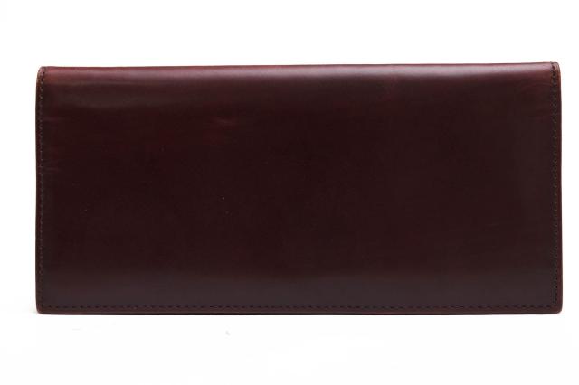 ○プレリー PRARE イタリア産ベビーカーフ 仔牛革 長財布 NPT5019 Victoria ヴィクトリア 小銭入れあり 二つ折り メンズ 【中古】 中古