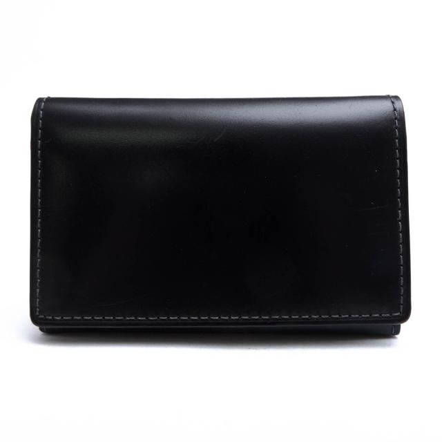 ○フジタカ FUJITAKA コードバン タンニン鞣し馬革 名刺入れ 633601 ステイン メンズ 【中古】 中古