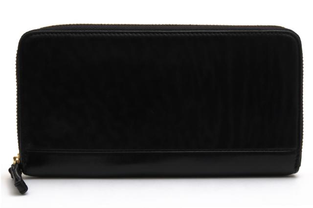 ○ポーター 吉田カバン PORTER 馬革 クローム鞣し ホース 長財布 341-01318 WISE WALLET 小銭入れあり ラウンドジップ ラウンドフ 中古