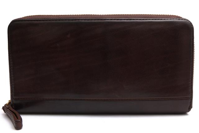 ○ポーター 吉田カバン PORTER 馬革 クローム鞣し ホース 長財布 341-01318 WISE WALLET 小銭入れあり ラウンドジップ ラウンドフ 中古