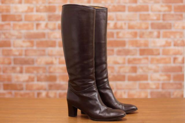 ○ヒロフ HIROFU ロングブーツ ブーツ レディース 中古の通販はau PAY  
