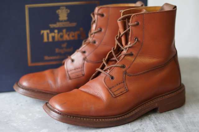 トリッカーズ Tricker S カントリーブーツ プレーントゥ ブーツ メンズ 中古の通販はau Pay マーケット ブランディング