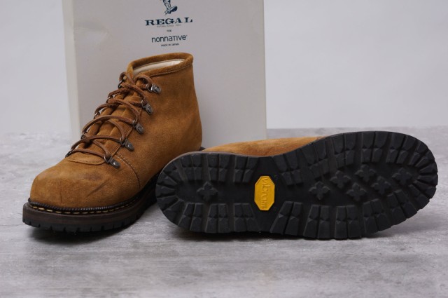 ○ノンネイティブ nonnative NN-F2205 LOGGER BOOTS ITALIAN COW LEATHER by REGAL リーガル  別注 マウンテンブーツ ブーツ メンズ 中古｜au PAY マーケット