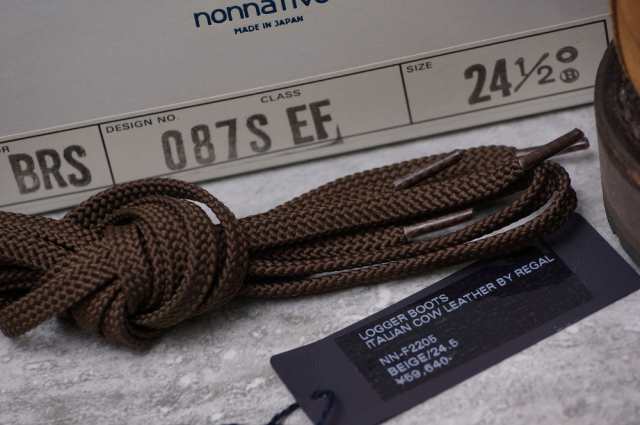 ○ノンネイティブ nonnative NN-F2205 LOGGER BOOTS ITALIAN COW LEATHER by REGAL リーガル  別注 マウンテンブーツ ブーツ メンズ 中古｜au PAY マーケット