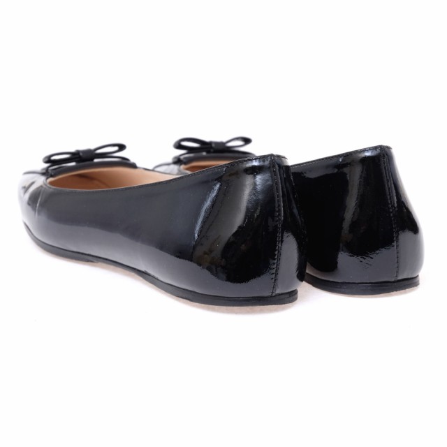 ○プラダ PRADA 羊革 ラムレザー リボン パンプス パンプス 96164 06E ー１F153F F0002 35 VAR.01 F 015  レディース 【中古】 中古の通販は