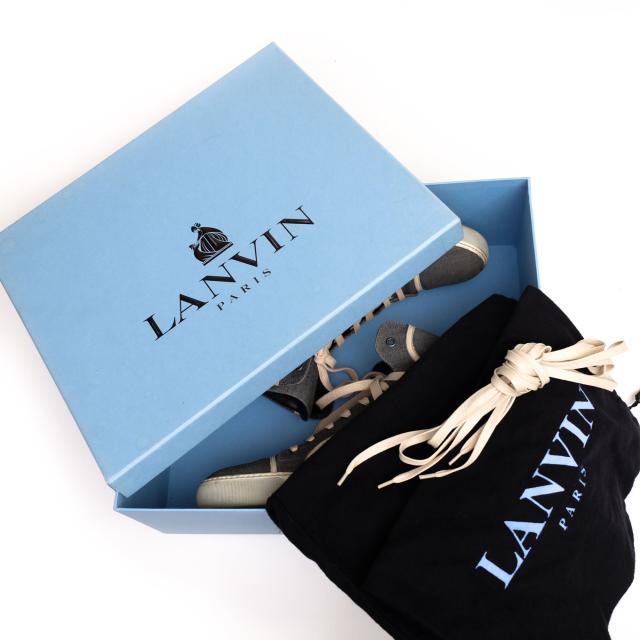 ○ランバン LANVIN ハイカットスニーカー AM5PBM1JEA4A1 メンズ 【中古