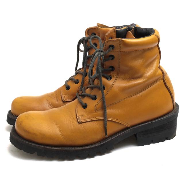 スローウェアライオン Slow Wear Lion ワークブーツ Ob 8593blr プレーンmidブーツ ラグソール プレーントゥ サイドジップ メン 中古の通販はau Pay マーケット ブランディング