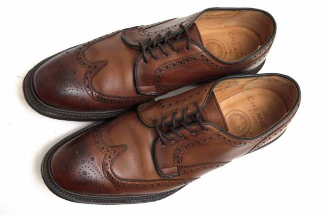 ○ジョセフ チーニー JOSEPH CHEANEY u0026 SONS カーフ 牛革 ビジネスシューズ HAVELOCK メダリオン ウイングチップ レザーソール  グ 中古の通販はau PAY マーケット - ブランディング | au PAY マーケット－通販サイト