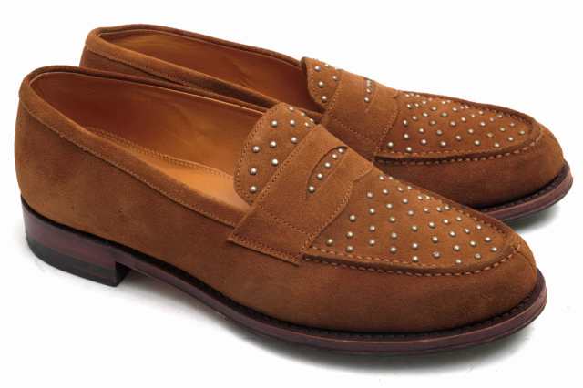 ○ジャランスリワヤ JALAN SRIWIJAYA BEAUTY&YOUTH UNITED ARROWS別注 コインローファー 98694 18045  BY STUDS LOAFER スタッズ ス 中古｜au PAY マーケット