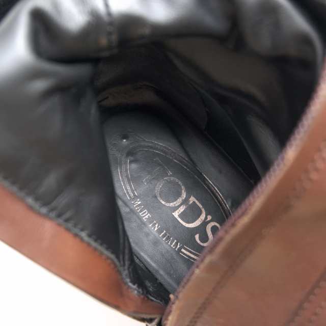 トッズ／TOD'S ロングブーツ シューズ 靴 レディース 女性 女性用レザー 革 本革 ブラック 黒  乗馬ブーツ ジョッキーブーツ