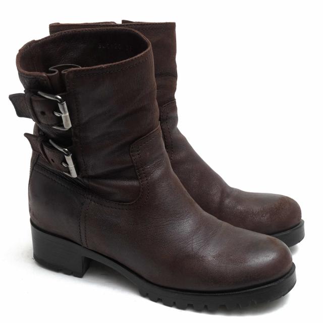 ○プラダ PRADA ショートブーツ エンジニアブーツ ショートエンジニアブーツ レディース 【中古】 中古_1