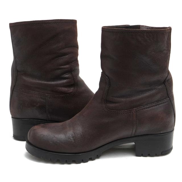 ○プラダ PRADA ショートブーツ エンジニアブーツ ショートエンジニアブーツ レディース 【中古】 中古_2