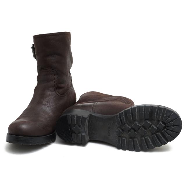 ○プラダ PRADA ショートブーツ エンジニアブーツ ショートエンジニアブーツ レディース 【中古】 中古_5