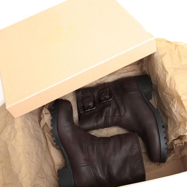 ○プラダ PRADA ショートブーツ エンジニアブーツ ショートエンジニアブーツ レディース 【中古】 中古_8