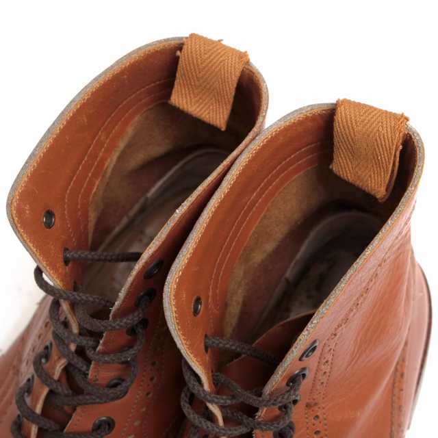 ○トリッカーズ Tricker's カーフ 牛革 レースアップブーツ L5180 ...