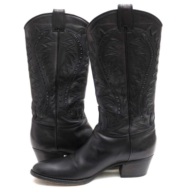 ○サルトル SARTORE 牛革 カーフ ロングブーツ 刺繍 ウエスタンブーツ