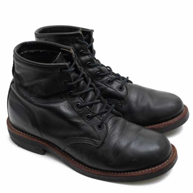 チペワ Chippewa 牛革 ワークブーツ 6 Service Boot Black Odessa サービスブーツ プレーントゥ Vibramソール グッドイヤ 中古の通販はau Pay マーケット ブランディング