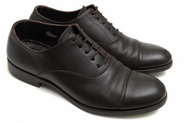 ○フットストックオリジナルズ FOOTSTOCK ORIGINALS foot the coacher フットザコーチャー 北米産 牛革 ビジネスシューズ FS143404 中古_1