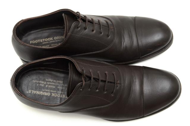 ○フットストックオリジナルズ FOOTSTOCK ORIGINALS foot the coacher フットザコーチャー 北米産 牛革 ビジネスシューズ FS143404 中古_4