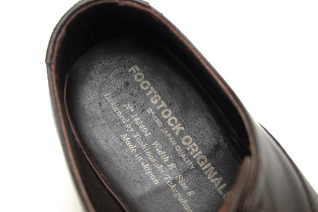 ○フットストックオリジナルズ FOOTSTOCK ORIGINALS foot the coacher フットザコーチャー 北米産 牛革 ビジネスシューズ FS143404 中古_7