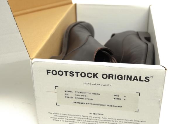 ○フットストックオリジナルズ FOOTSTOCK ORIGINALS foot the coacher フットザコーチャー 北米産 牛革 ビジネスシューズ FS143404 中古_8