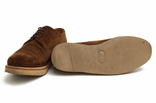 ○グレンソン GRENSON XL EXTRALIGHTソール 牛革 ビジネスシューズ 112143 CURT ダービーシューズ プレーントゥ グッドイヤーウェ 中古_6
