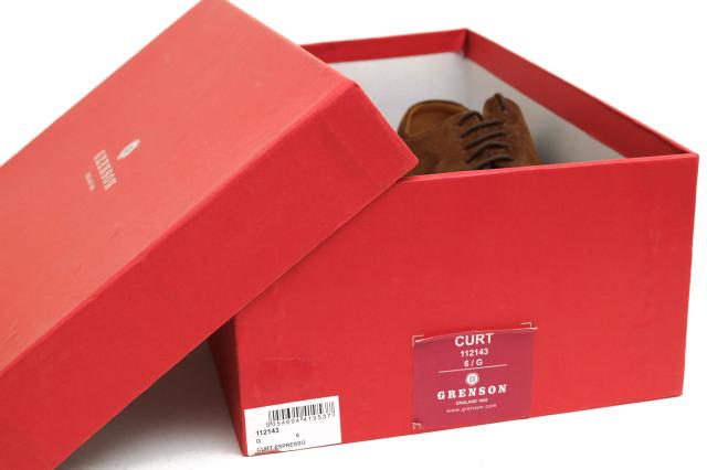 ○グレンソン GRENSON XL EXTRALIGHTソール 牛革 ビジネスシューズ 112143 CURT ダービーシューズ プレーントゥ グッドイヤーウェ 中古_8