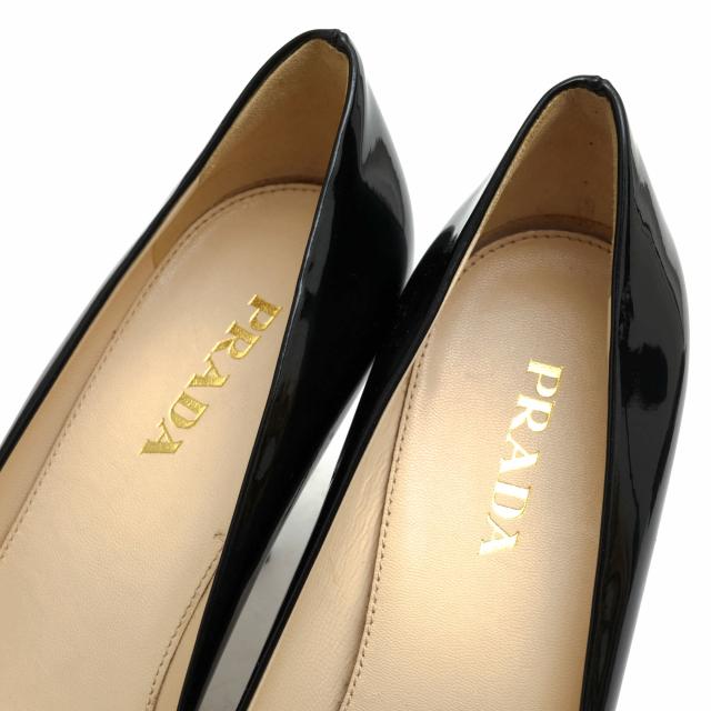 ○プラダ PRADA 牛革 パンプス オープントゥ ハイヒール レディース 【中古】 中古_7