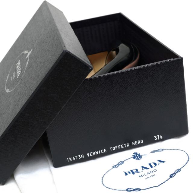 ○プラダ PRADA 牛革 パンプス オープントゥ ハイヒール レディース 【中古】 中古_8