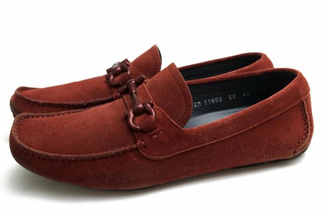 新品未使用✨フェラガモ　ガンチーニ　ビットローファー　レッド　ゴールド金具　本革 Salvatore Ferragamo_ビットローファー（ガンチーニ） イタリア製