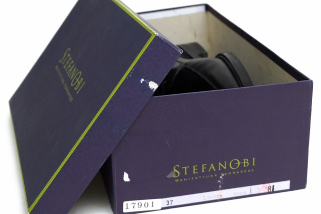 ○ステファノビ STEFANOBI 牛革 カーフ ビジネスシューズ 17901 Uチップ マッケイ製法 メンズ 【中古】 中古