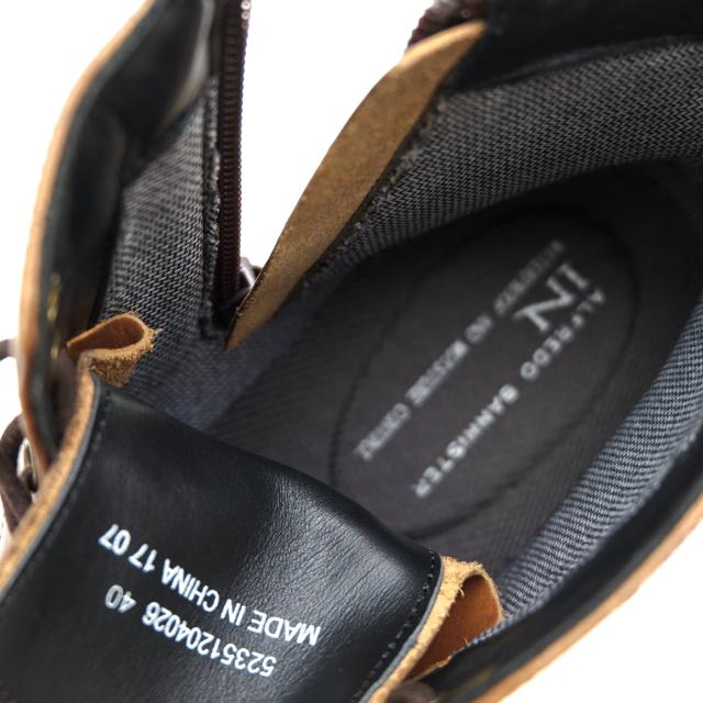 ○アルフレッド バニスター alfredoBANNISTER IN イン 牛革 サイド