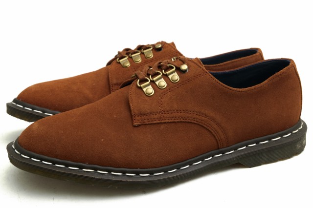 ○ドクターマーチン Dr.Martens ナナミカ NANAMICA別注 撥水加工 ウォータープルーフ ビジネスシューズ 24732 PLYMOUTH MIE Office 中古の通販は