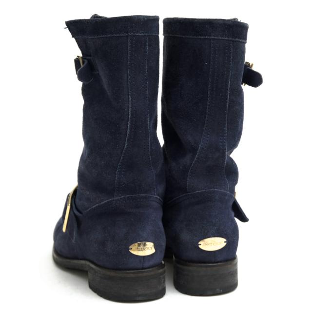 ○ジミーチュウ Jimmy Choo 牛革 エンジニアブーツ 142BIKER バイカー プレーントゥ 定番 レディース 【中古】 中古_3