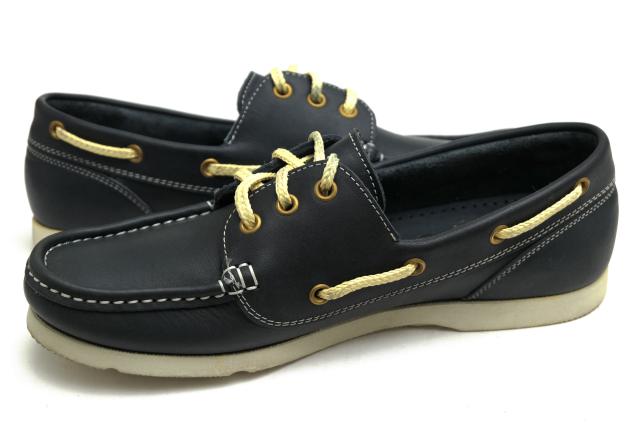 ○チャーチ Church's 2000 牛革 カーフ デッキシューズ ANTIGUA MARINE スリッポン Vibramソール メンズ 【中古】 中古