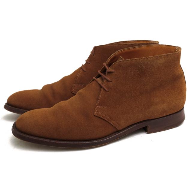 ○クロケット＆ジョーンズ CROCKETT＆JONES 牛革 チャッカブーツ 