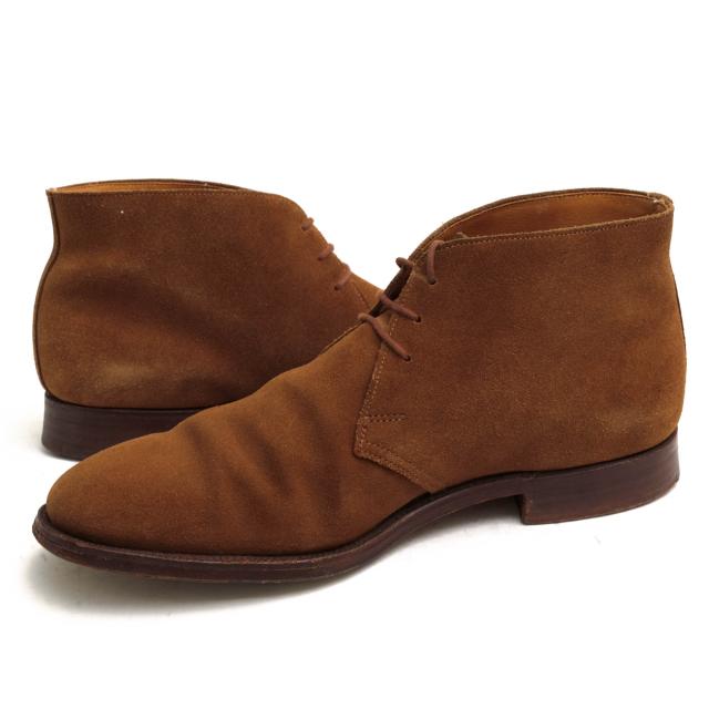 ○クロケット＆ジョーンズ CROCKETT＆JONES 牛革 チャッカブーツ 